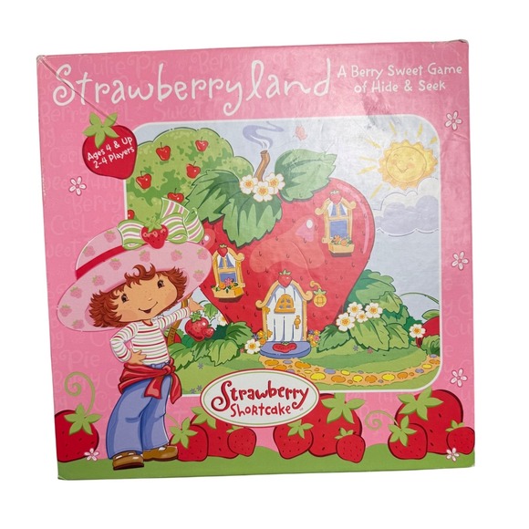 Strawberry Shortcake Strawberry Land Hide and Seek Tabletop Game 2-4 Players 4+ - Picture 1 of 2